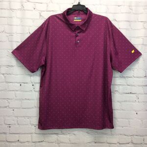 Jack Nicklaus Golden Bear Golf Polo Men's Size XL Plum Blue Athleisure Travel